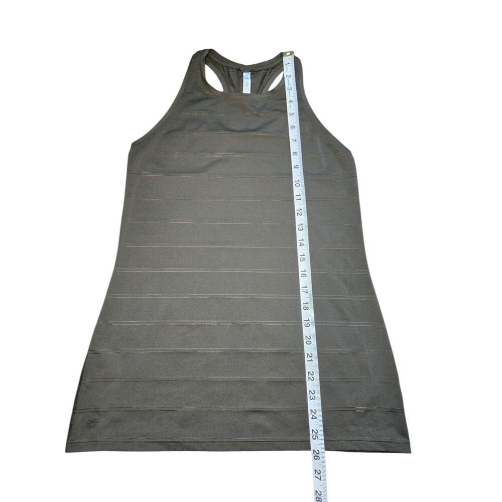 Athleta Olive Green Racerback Tank - Picture 4 of 6